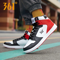 361 sneakers mens shoes 2021 autumn winter new 361 degrees high help Air Force One casual little white shoes board shoes men