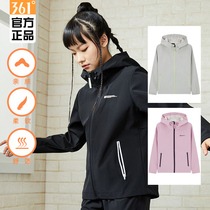 361 sportsweaters women 2021 spring autumn new womens clothing 361 degrees breathable loose with cap sleeve head sports jacket woman