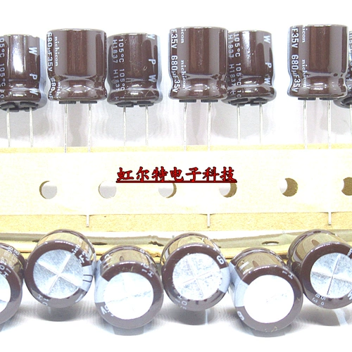 Импортная электролитическая емкость 35V680UF 680UF35V 13x15 Nijikang PW Высокочастотный низкий уровень сопротивления 105 градусов
