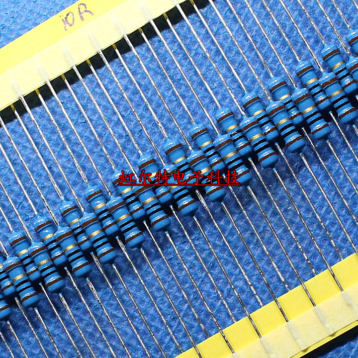 1W metal film resistor 10 Ohms 1% 1W color ring resistor 10R Taiwan production copper feet(100 10 yuan)