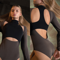 Just A Corpse Imported personalized ballet long sleeve one-piece body suit Yoga suit JAC practice suit