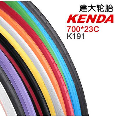 KENDA/ KendA Dead Motorcycle outer tire K191 700*23C, colored bicycle road bike outer tire 700C