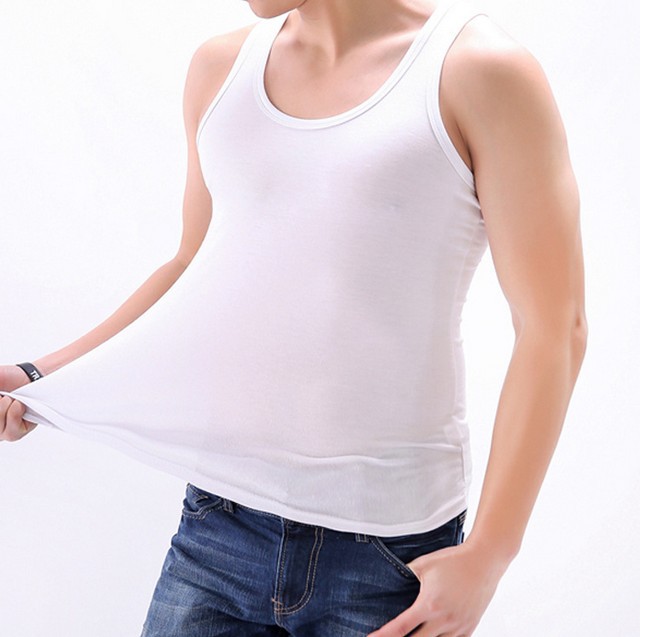 Nam giới cộng với phân bón cộng với kích thước lớn thêm lớn mồ hôi vest chất béo cotton trung niên thể thao lỏng lẻo áo thể thao đáy áo ba lỗ nam cao cấp