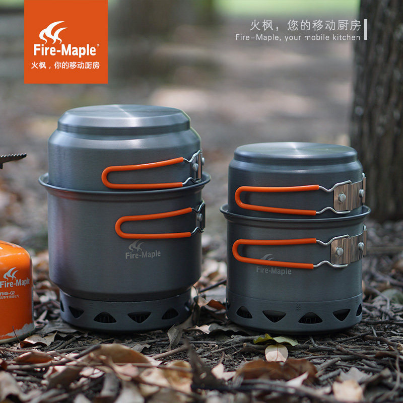 Fire Maple 217218 Outdoor Set Hot Pan Cover Pan Portable Mountaineering Camping Picnic Wild Cooking 2-3 People Cover Pan Cutlery
