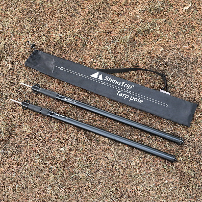 Big River outdoor coarse aluminum alloy canopy tent support hall pole retractable adjustment pole lengthened canopy pole