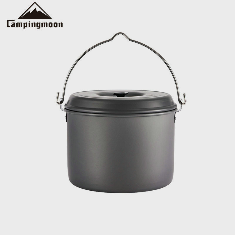 Cooman Outdoor Camping Pot Portable Camping Pan Self-Driving Team Picnic Multi-People Electric Pan Outdoor Cooker