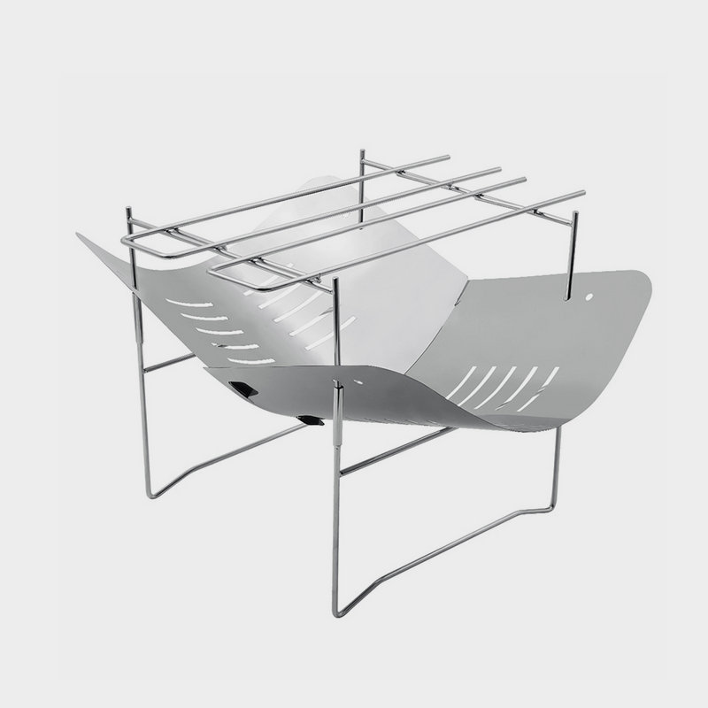 Thous Winds multifunction incineration rack Outdoor heating firewood stove Bonfire table Mini titanium alloy barbecue grill