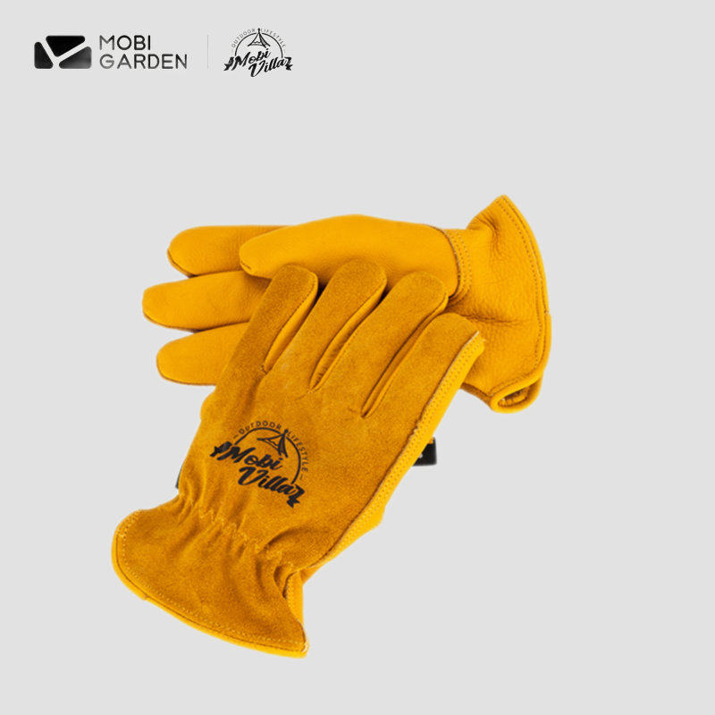 Mugaodi Outdoor Camping Flame Retardant Insulation Gloves Leather High Temperature Heat Insulation Anti-Scalding Camping Cookout Gloves - Taobao