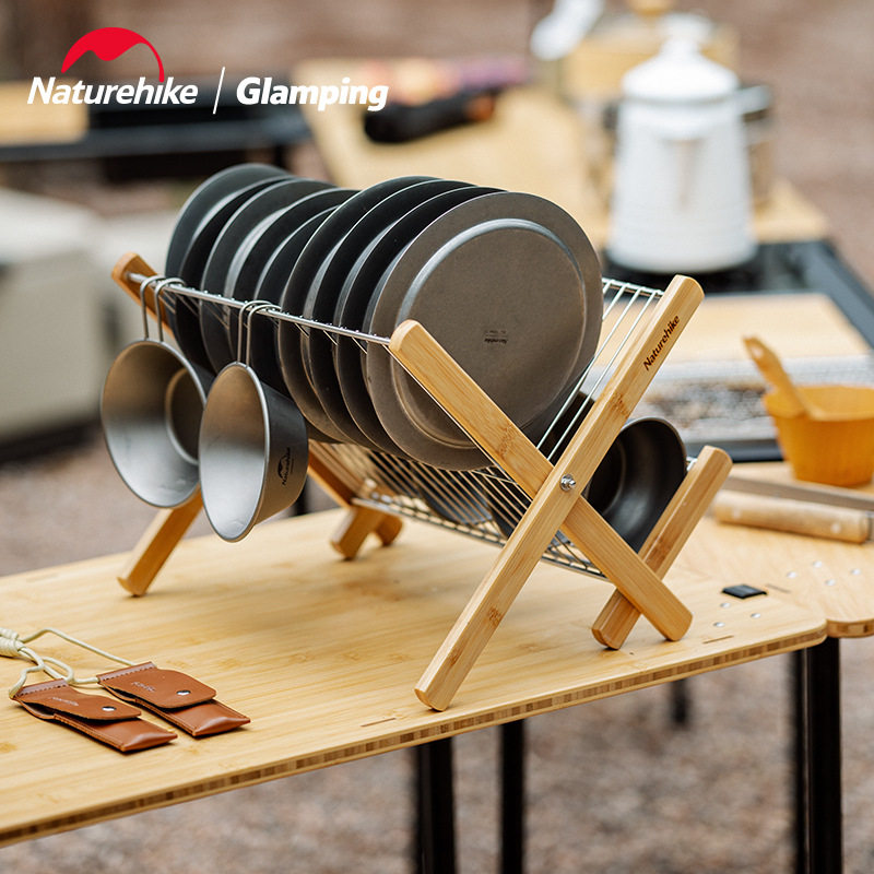 Naturehike Newber Ruijie Stainless Steel Pitch Frame Family Campaign Portable Tableware Folding Accessories