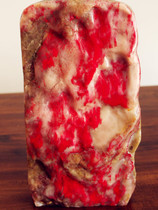 Natural Changhua chicken blood stone ornaments (red and red) soft steel bottom mutton fat jelly Bahrain Shoushan Laos Tianhuang stone