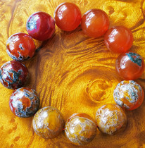 Boutique natural Fufu New scarce red oil Water grass Manau hand chain oil Rundown through 21 bully and large size Allaghan