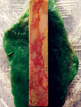 Natural Changhua chicken blood stone seal carving good fortune soft steel bottom lotus root powder jelly Bahrain Shoushan Laos Tianhuang stone