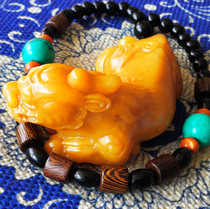 The northern fields of Laos tian Yellowstone solicit the pieces of the warm and delicate yellow golden yellow gold Bahrain Changhua Chicken Blood Sushi Mountain Stone