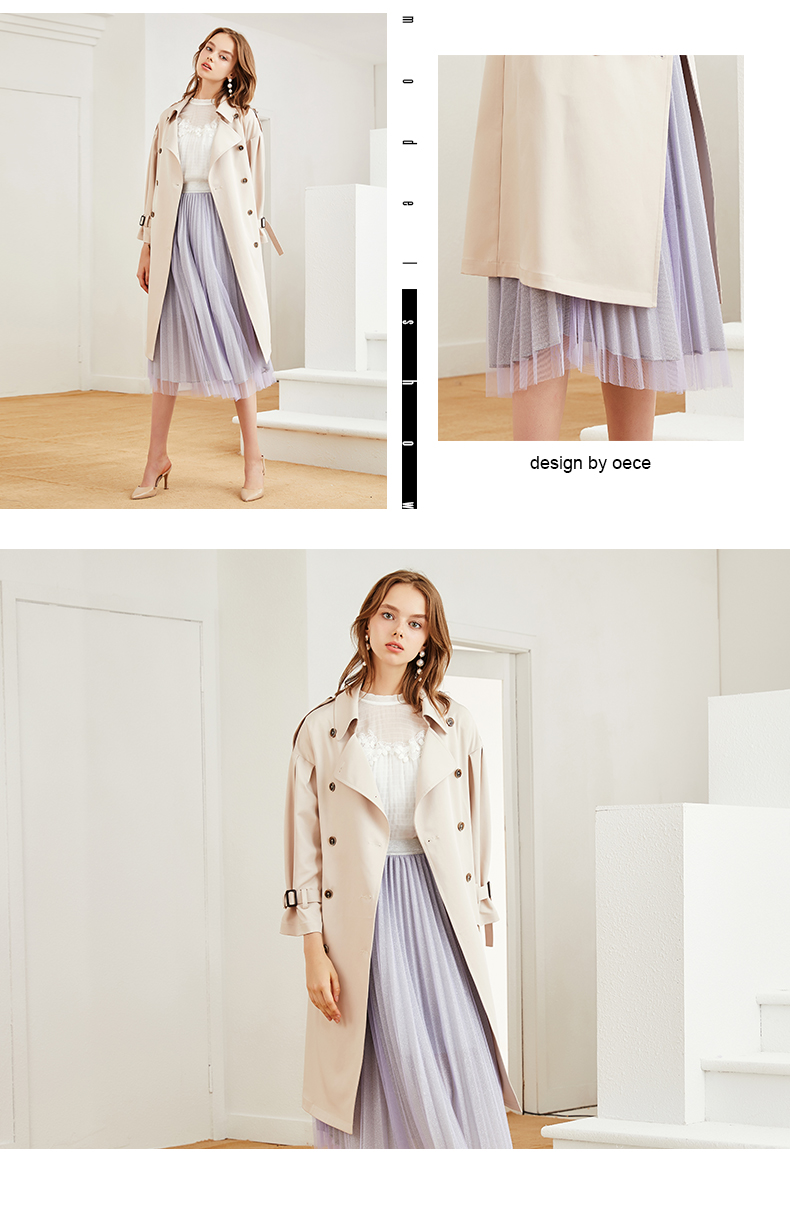 Trench pour femme OECE en Polyester - Ref 3226366 Image 21