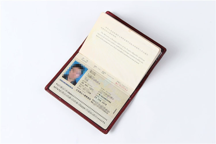 Da Hộ chiếu Kẹp Trung Quốc Tài liệu Công dân Gói Du lịch Bảo vệ Hộ chiếu Du lịch Da Bộ Sói 2