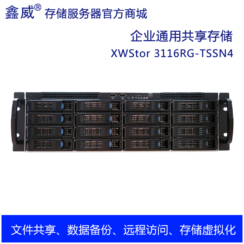 Xinwei XWStor 3116RG-TSSN4 enterprise network general storage virtualization IPSAN disaster recovery backup