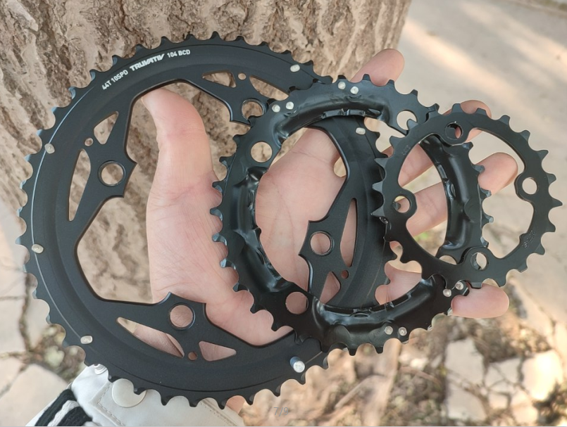 SRAM original fit X5 X7 dental disc 10 speed disc tooth 44T 44T 33T 22T 22T repair piece 104BCD-Taobao