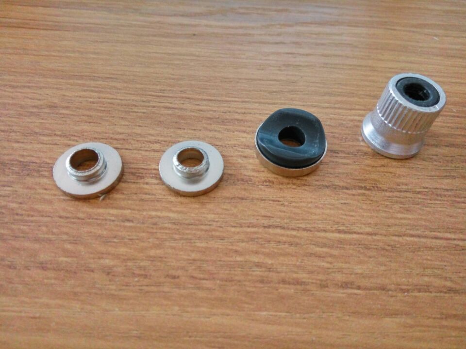 Mountain bike quick release accessories 6MM inner diameter full set of copper-plated accessories Seat tube quick release accessories 4-piece set