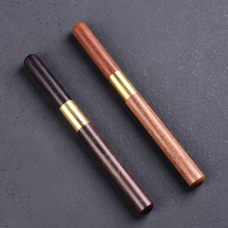 Kung Fu Puer tea knife Ebony Rosewood black tea knife Stainless steel tea knife Tea needle tea cone Tea set accessories