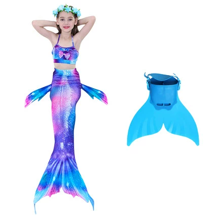 Купальник, наряд маленькой принцессы для принцессы, комплект, крой «рыбий хвост»