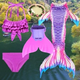 Купальник, наряд маленькой принцессы для принцессы, комплект, крой «рыбий хвост»