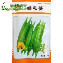 Green horn okra seed green okra red okra seed specialty vegetable seed Four Seasons Garden planting vegetable