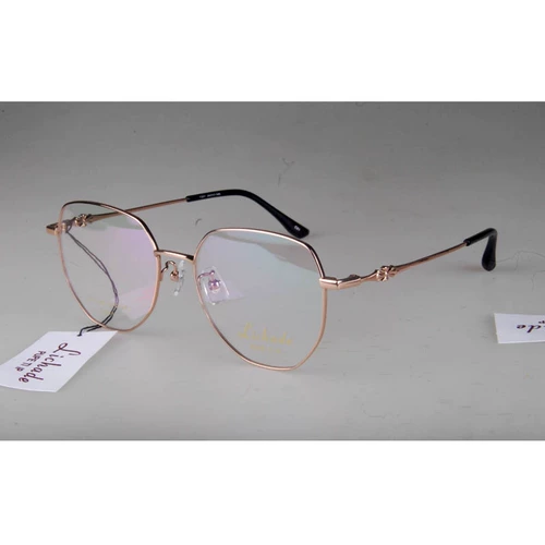 Ричард Ретро чистый титановый полигоны миопийские очки рамы женская поверхность лица маленькая, 7301