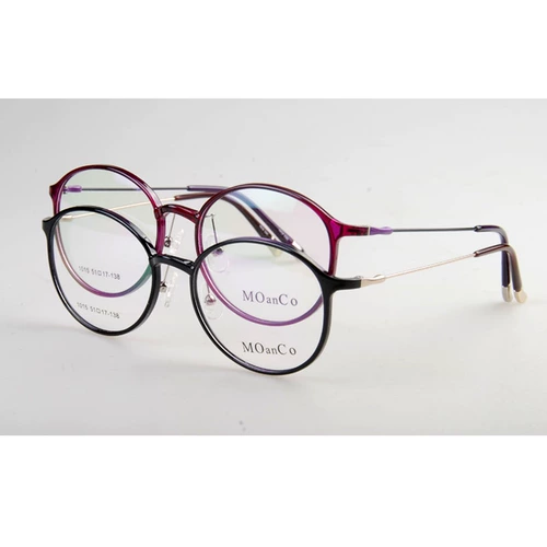 TR-90 Мужчины и женщины Иопатия Глаза Глаза анти-оцененные металлические ноги продукты ioplastic очки 1015