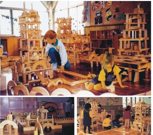 Children's large solid building blocks nursery log solid building blocks extra-large wooden construction parquet building blocks 398 pieces
