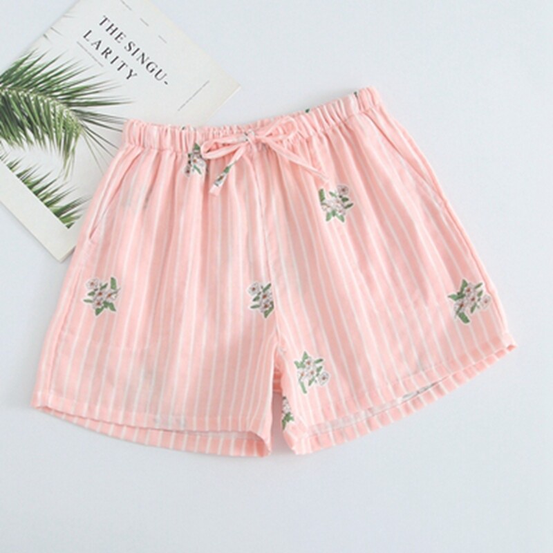 Special Price Clear Bin Pure Cotton Cotton Cloth Home Pants Lady Thin Cotton Yarn 30% Pants Hot Pants Beach Pants Outside Wearing Shorts