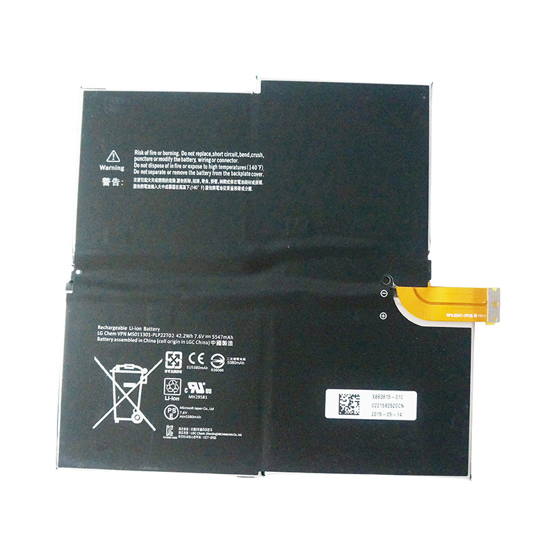 Original suit surface RT 1 tablet battery Microsoft 1516 P21GK3 battery original unloader