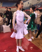 Professional Latin dance costume childrens little girl childrens competition regulations