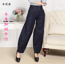 New Latin modern national standard dance casual pants pants pants pants small feet pants blouses bloomers waist plus velvet womens pants