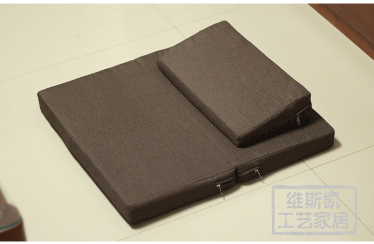 Thảm thiền kiểu Nhật Bản pad thiền pad vải có thể tháo rời và có thể giặt được thờ phượng Phật mat 跪 zen đệm mat đệm dày - Ghế đệm / đệm Sofa thảm trải ghế sofa