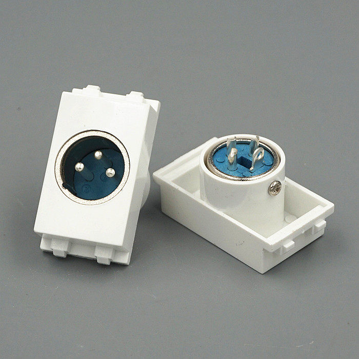 Type 128 Weak Current Module Cannon Head Cannon Socket Microphone Module Floor Plug Wall Plug Free Combination Accessories