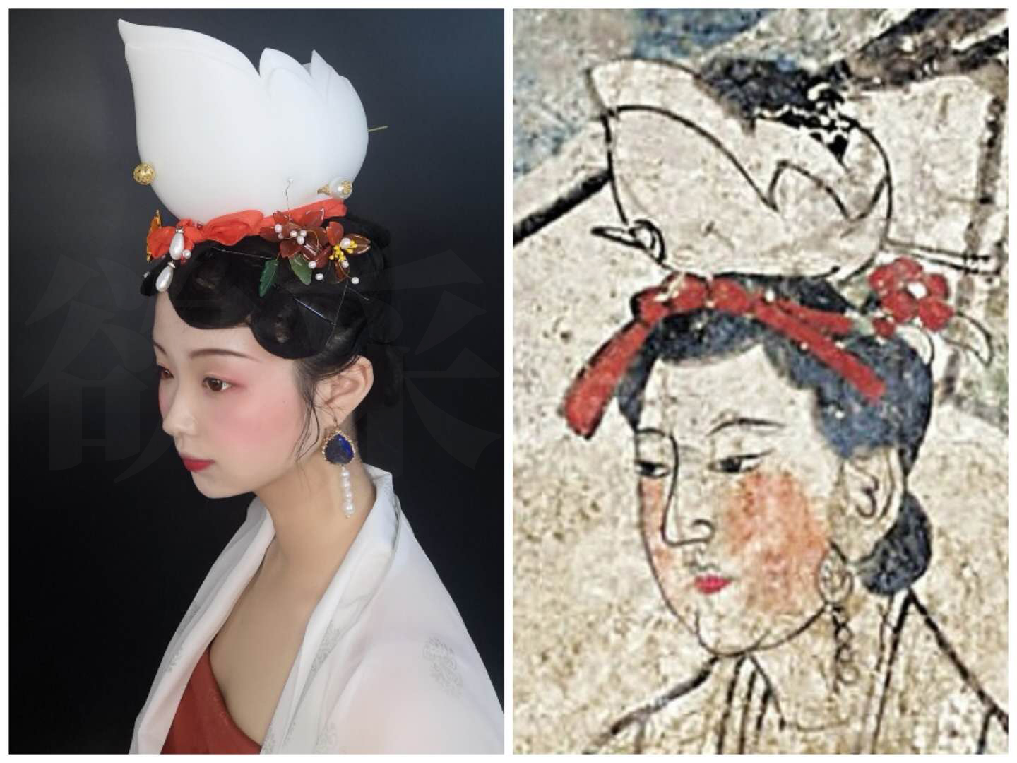 Duoyun crown hair crown hair crown hair crown Hanfu accessories ancient style hair ornaments want to pick apple flower 3D printing durable Song crown