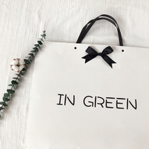 In Green gift bag high-end atmospheric pillow bag gift creative birthday wedding gift paper bag