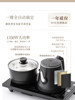 Tangfeng Fully Automatic Tea Tray and Tea Set for Brewing Tea, Suitable for Home and Office Use, High-End Frosted Teapot and Teacups, Complete Set