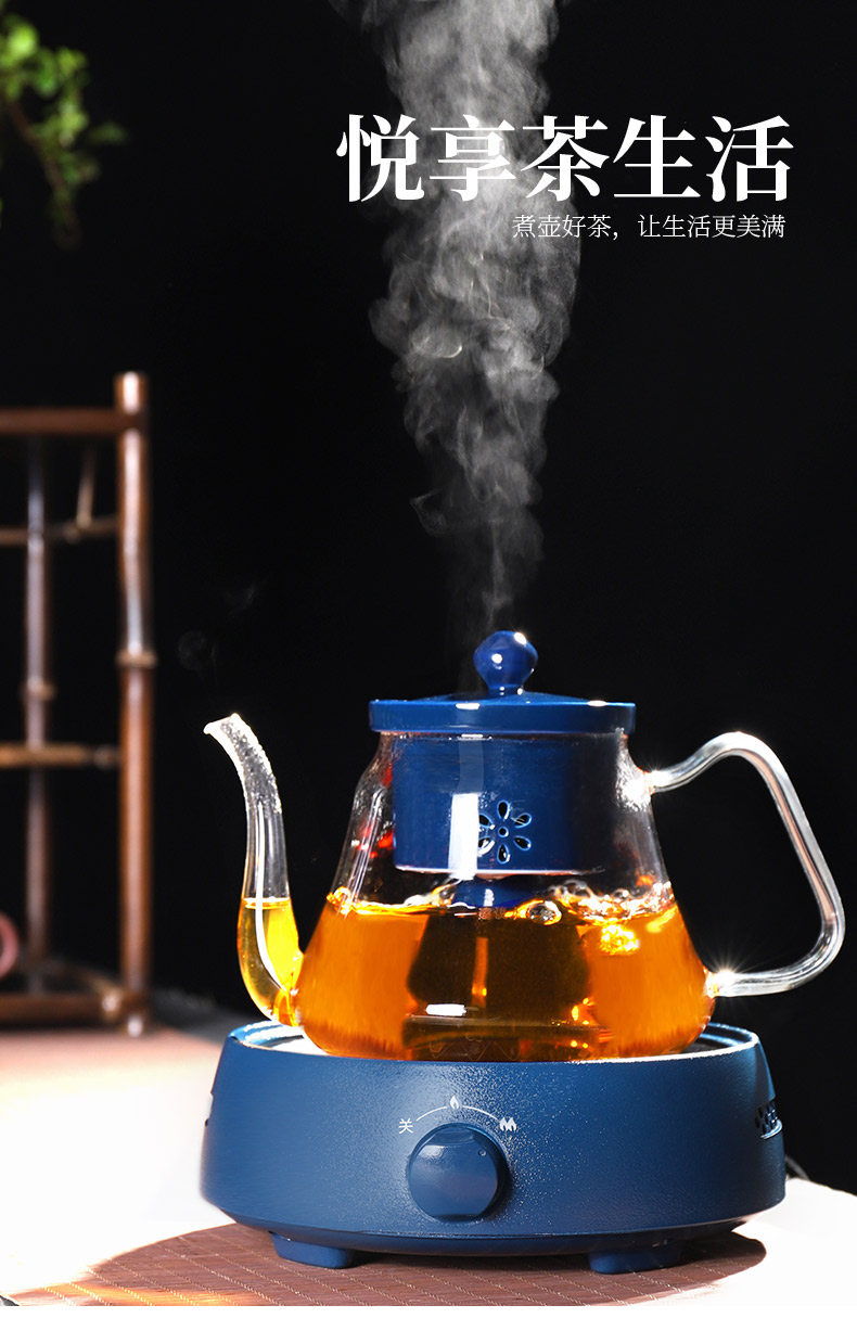 Tang Feng glass boiled tea set ceramic filter tank electric TaoLu boiling tea stove steam teapot tea