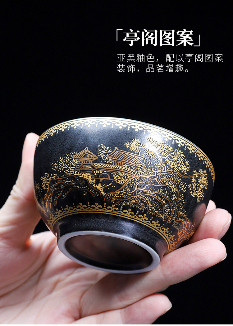 Tang Fengliu silver master cup single CPU personal cup silver cup ceramic cups silver bowl only small small cups