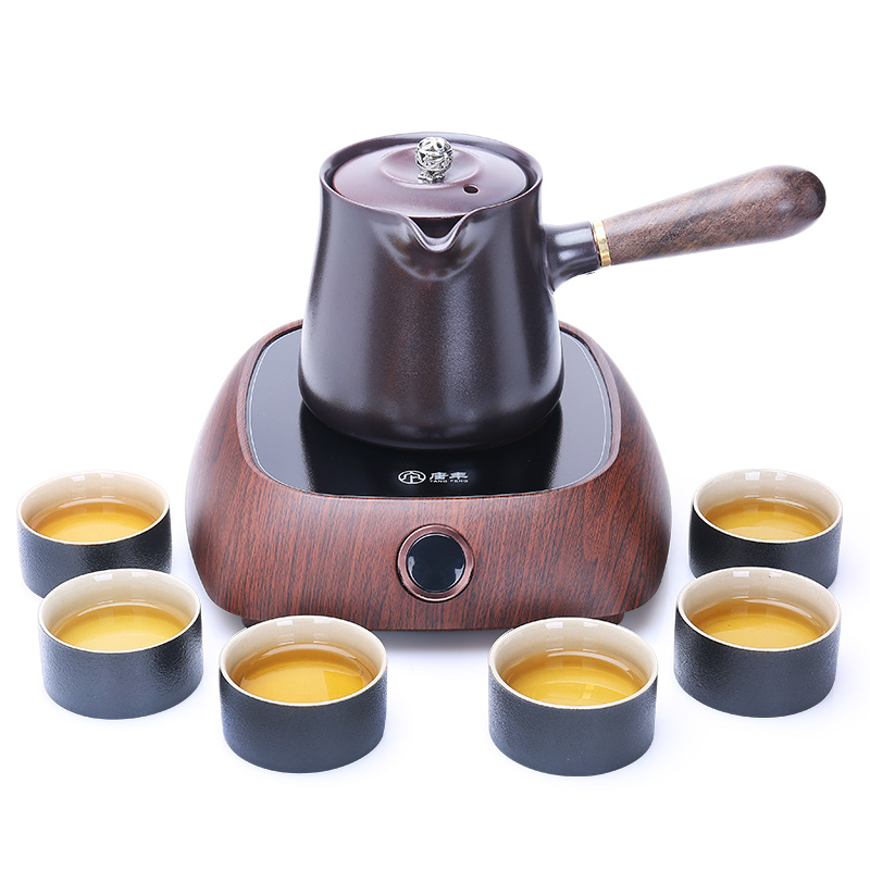 Tang Feng electric TaoLu household electric kettle black tea boiled tea ware Japanese side boil pot of tea ware ceramic teapot
