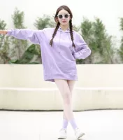 Сиреневые флисовые очки, носки