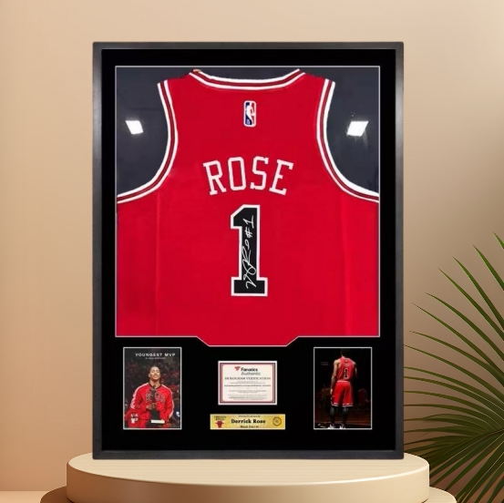 【Includes Jersey】Star Player Ross Signed Jersey Framed in a Photo Frame as a Birthday Gift for Boyfriend or Lover