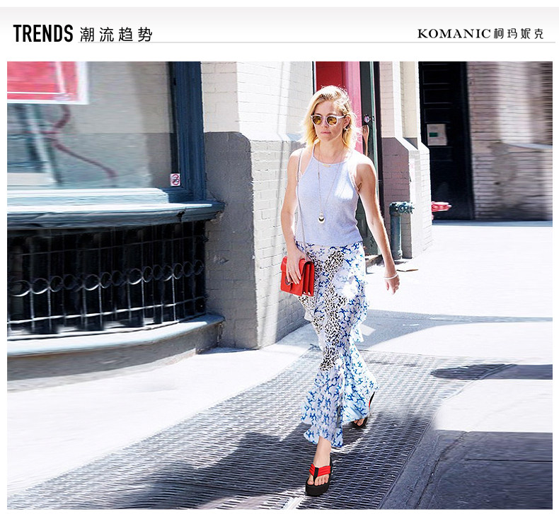 Sandales femme KOMANIC     en tissu - Ref 2667659 Image 12