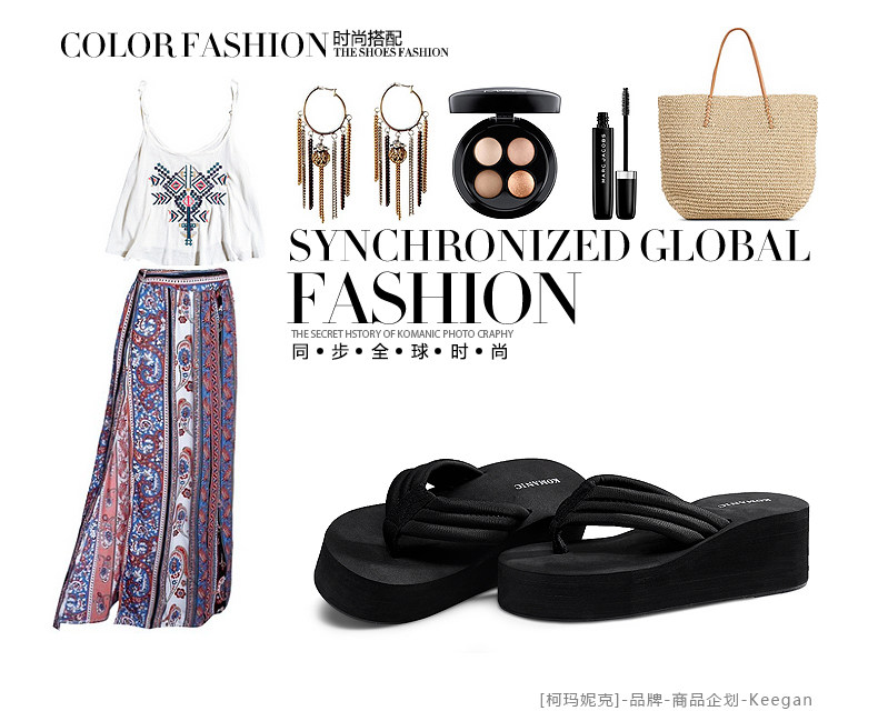 Sandales femme KOMANIC     en tissu - Ref 2667659 Image 31