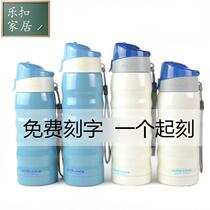 Music buckle Buckle Insulation Cup COLD CUP STAINLESS STEEL PLAY LID WATER CUP CHILDREN Lady Insulation Pot LHC710