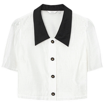 (Same style in the mall) Eveli Tencel Linen Thin White Small Fragrance Jacket 2024 Autumn 1F7111112