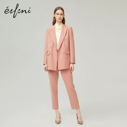 Весенний розовый пиджак классического кроя, 2020, в корейском стиле