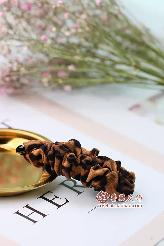 Ít tóc phải vào! Kèn chống trượt độc quyền Vải chuối kẹp dọc kẹp tóc kẹp tóc đuôi ngựa phụ kiện Hàn Quốc - Phụ kiện tóc dây buộc tóc cute