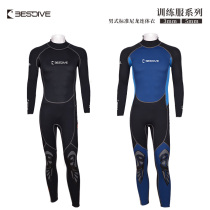 Dive well BESTDIVE classic nylon mens one-piece diving suit 3MM 5MM scuba diving warm wetsuit